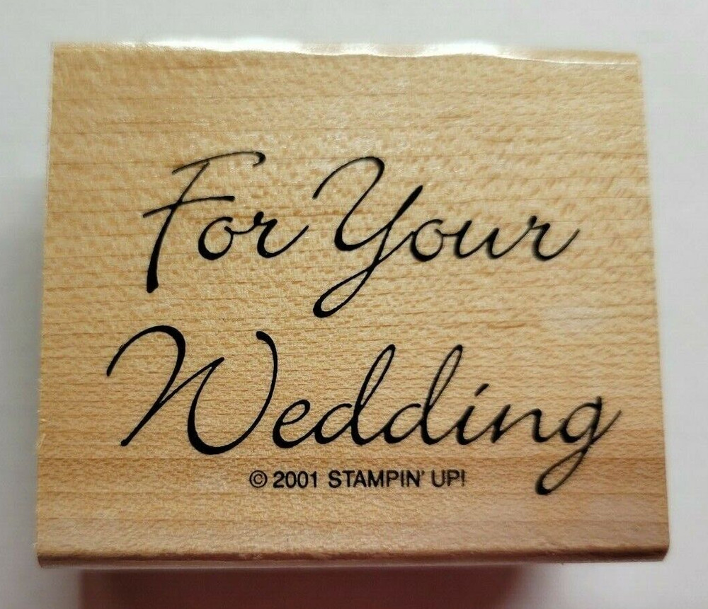 Wood/Rubber Stamp For Your Wedding