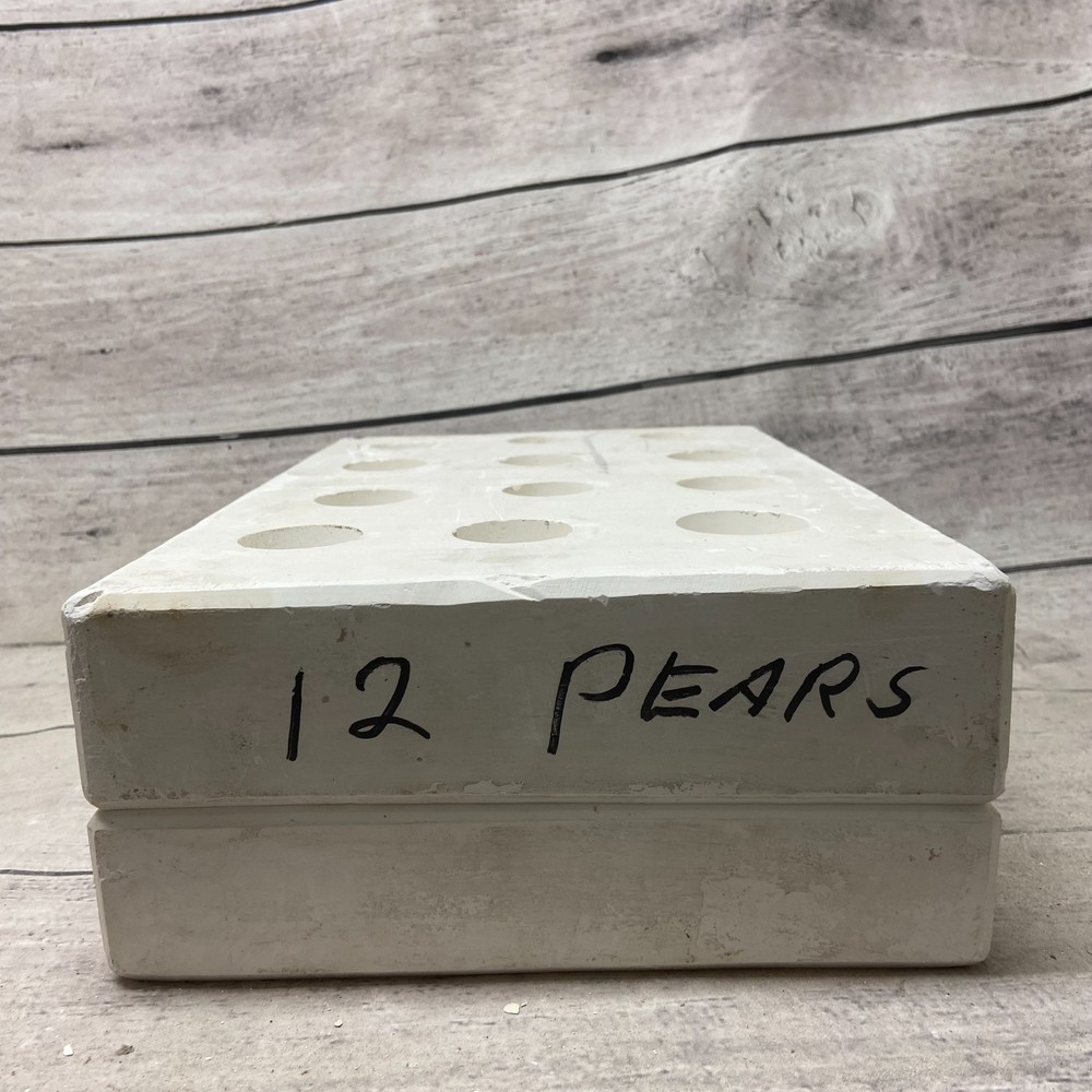 Unbranded Ceramic Casting Mold Twelve Pears Figurine