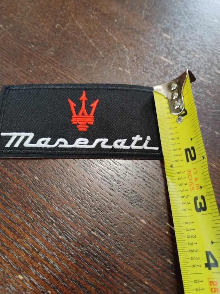 🏎️🏎️ New Maserati Embroidered Iron On Patch