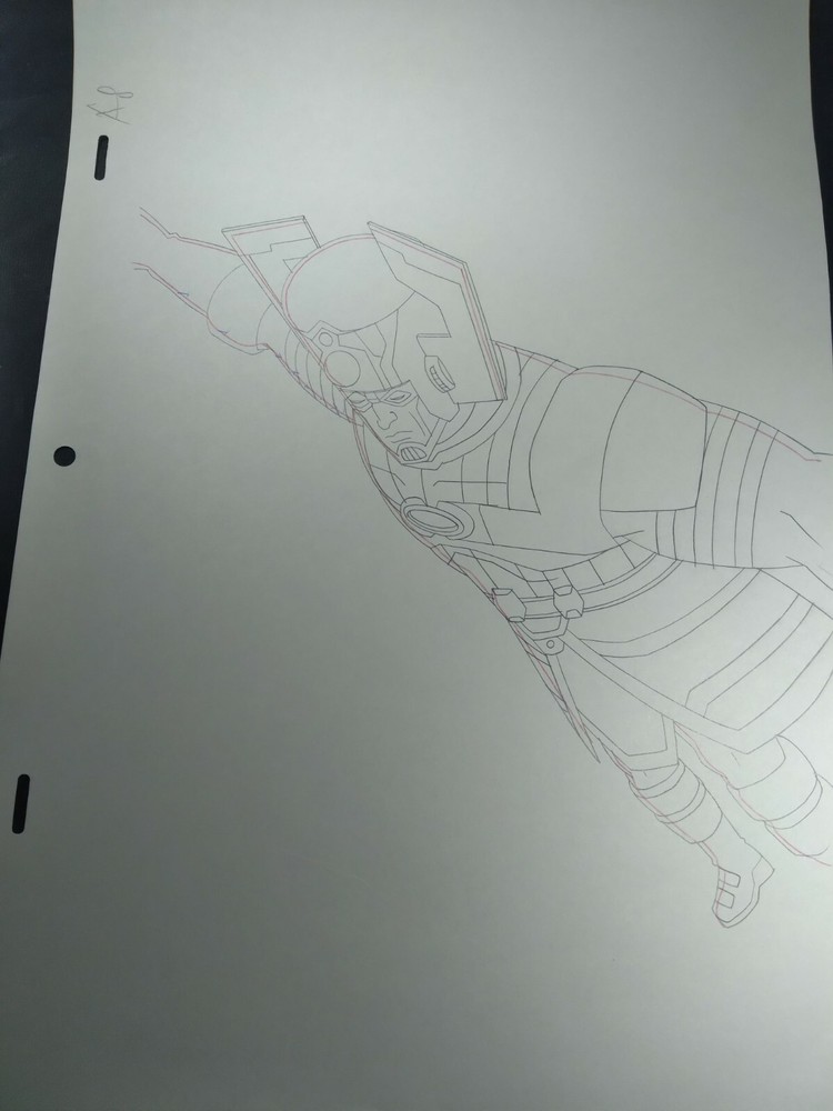 Marvel animation cels Production Art Marvel Comics AVENGERS ASSEMBLE GALACTUS