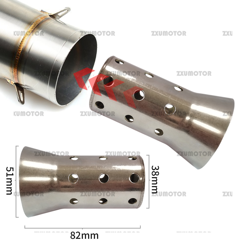 Universal Motorcycle Exhaust Muffler Insert Baffle DB Killer Silencer 51MM Joint