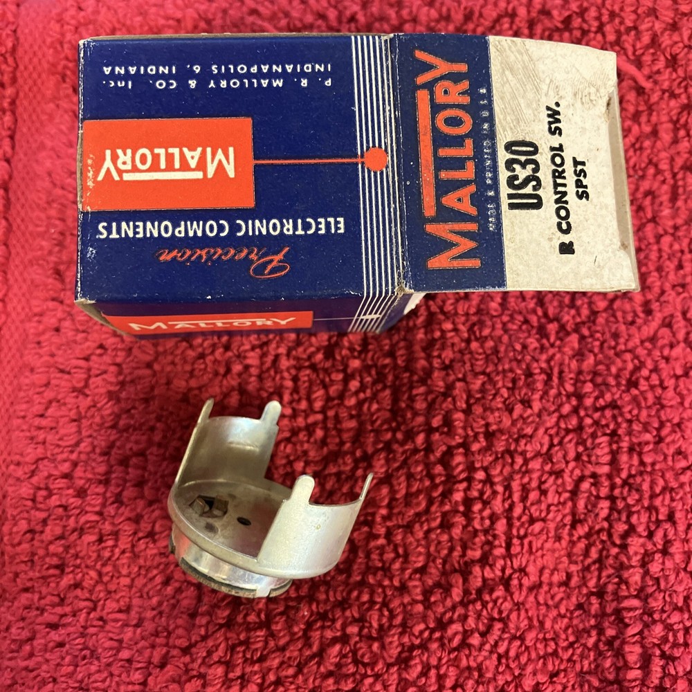 Mallory US30 R CONTROL SW. SPST NOS