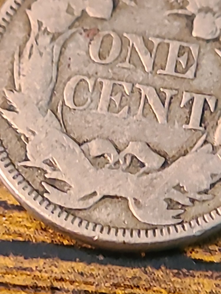 1857 Flying Eagle One Cent VG