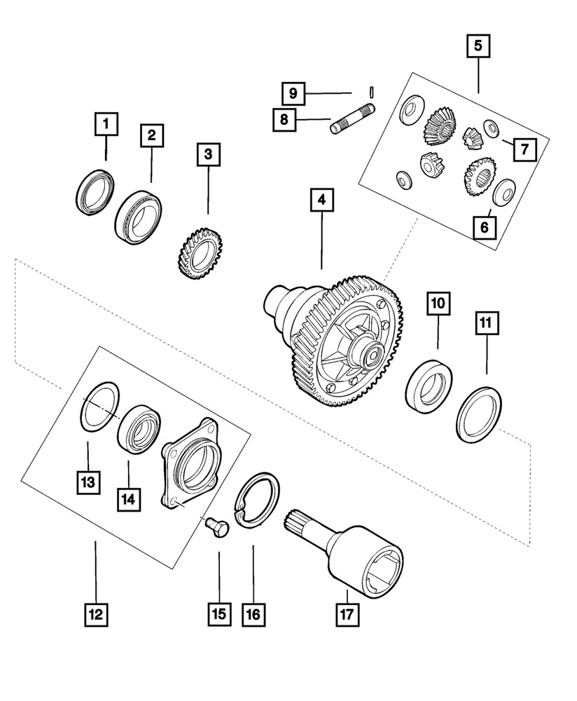 Genuine Mopar Seal Right 68519359AA