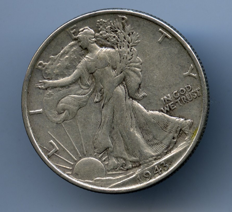 Circulated Walking Liberty Silver Half Dollars - Various Dates, Mintmarks - 6pcs