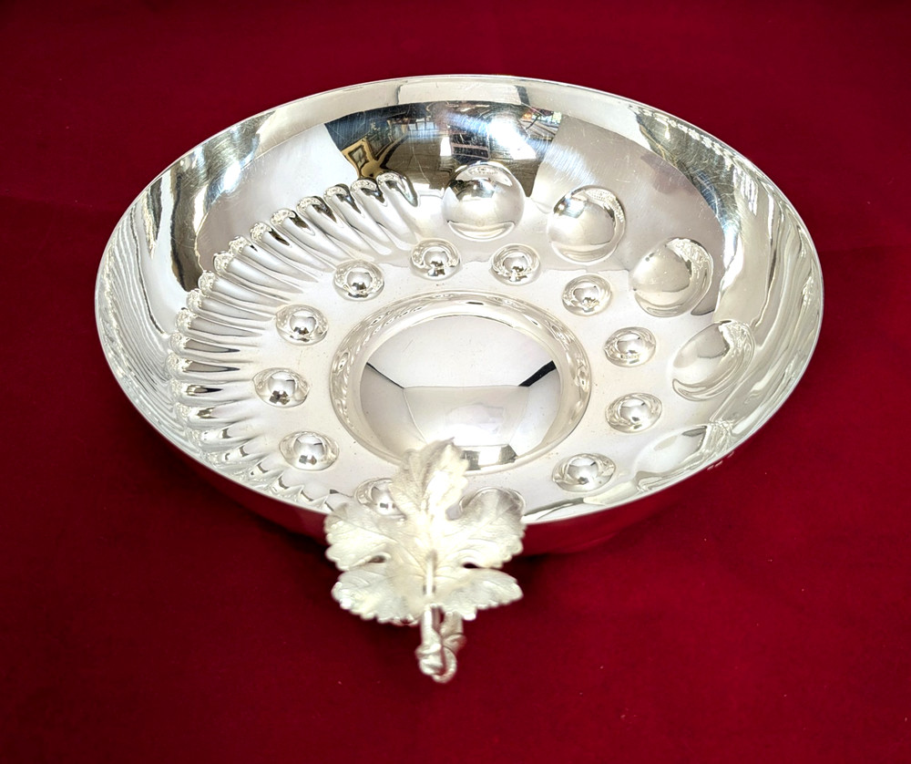 Sterling Silver Grape/ Fruit Serving Bowl, 8''Diameter by 2-1/4'' High