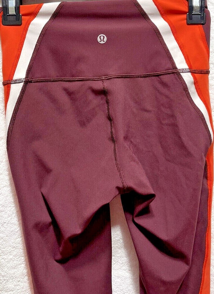 LULULEMON WOMENS LEGGINGS MULTICOLOR SIZE 4
