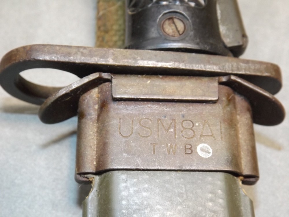 US WWII BAYONET USM8AI SCABBARD