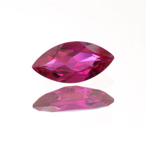 (6x3mm - 12x6mm) Marquise AAA Lab Created Ruby