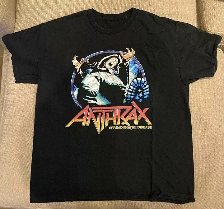 anthrax spreading the disease shirt