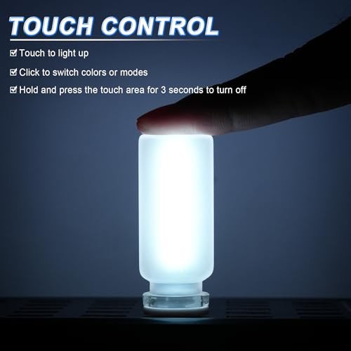 USB LED Night Light for Car - Touchable Dimming - 13 Modes - Car Interior
