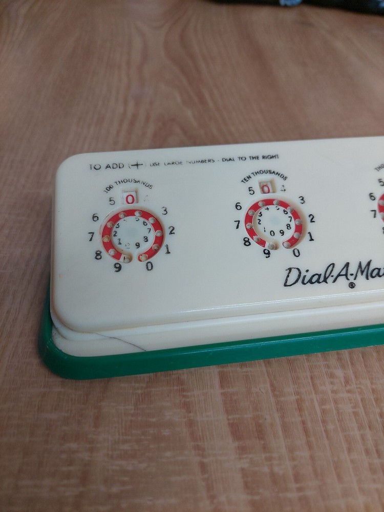 DIAL A MATIC ADDING MACHINE UNUSUAL