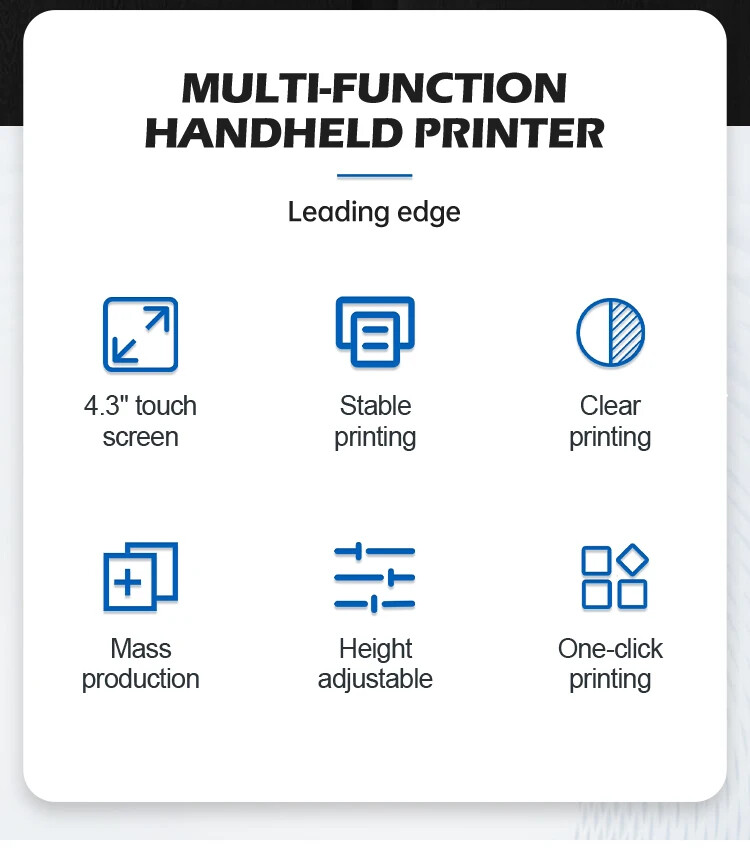 Plastic bag QR code printer, handheld date mini inkjet printer