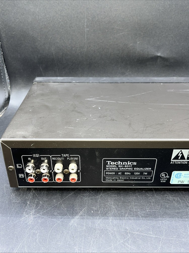 Technics SH-8017 Stereo Graphic Equalizer – Tested & Working