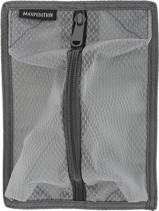 Maxpedition Gray Hook & Loop Mesh Storage Panel For Entity Backpacks 420D Nylon