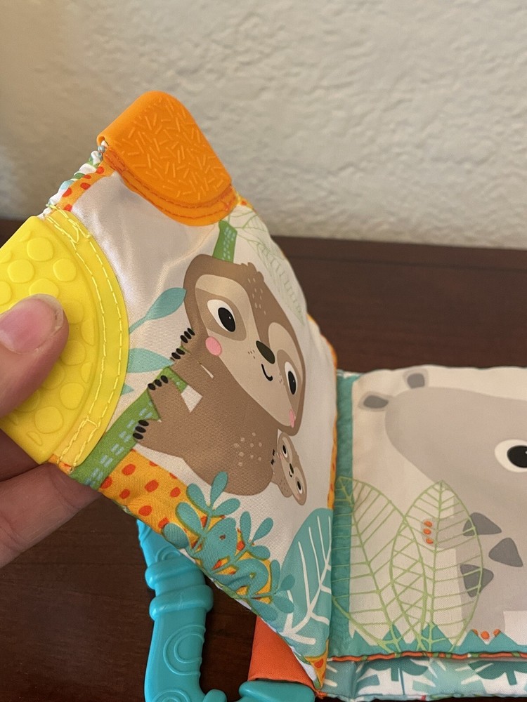 Bright Starts Animal Crinkle Book: noisy pages, bright, easy grip, solid corners