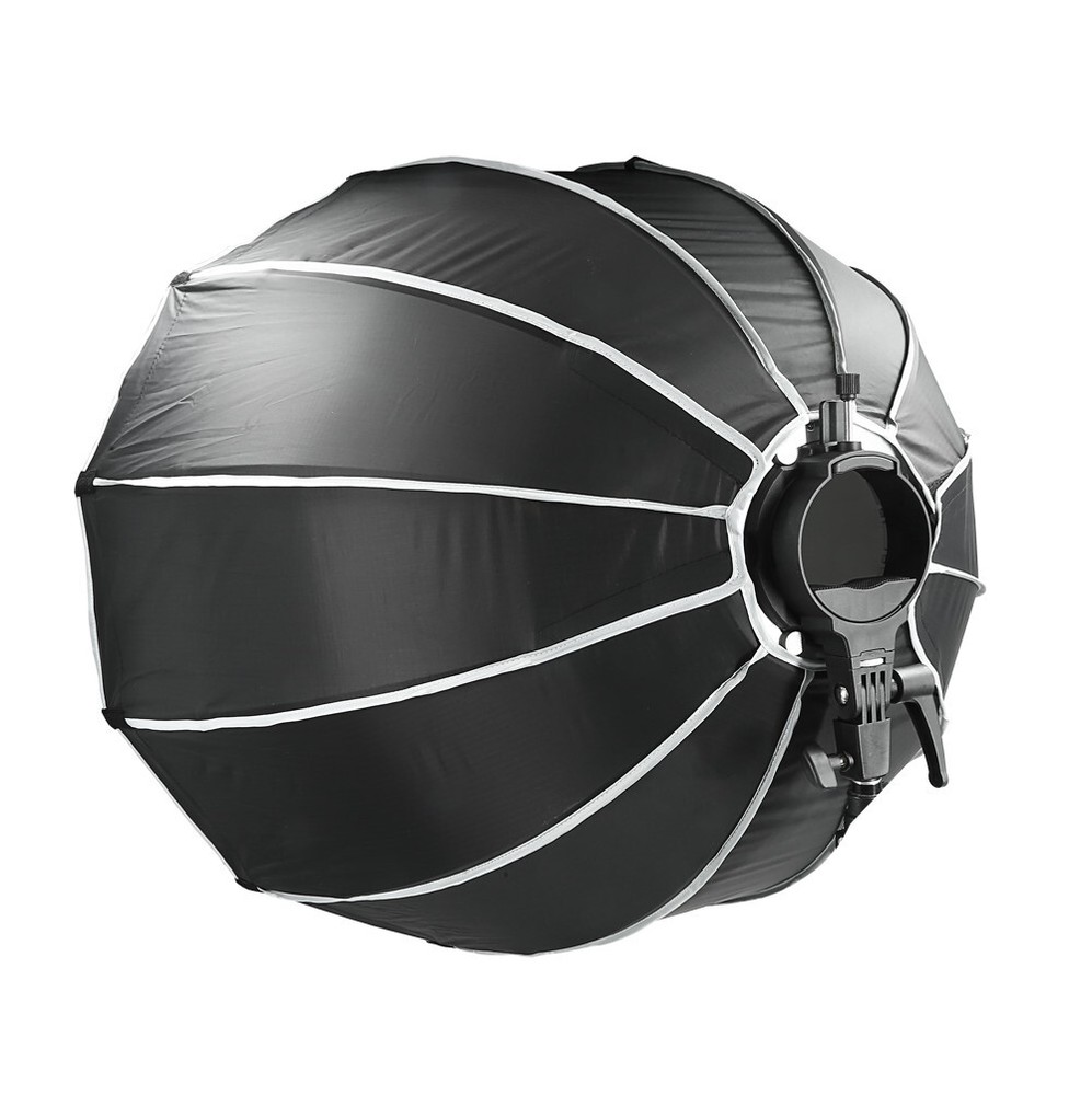 US 70/120cm Flipped Parabola Softbox Bowens With Grid & Bracket For Studio Flash