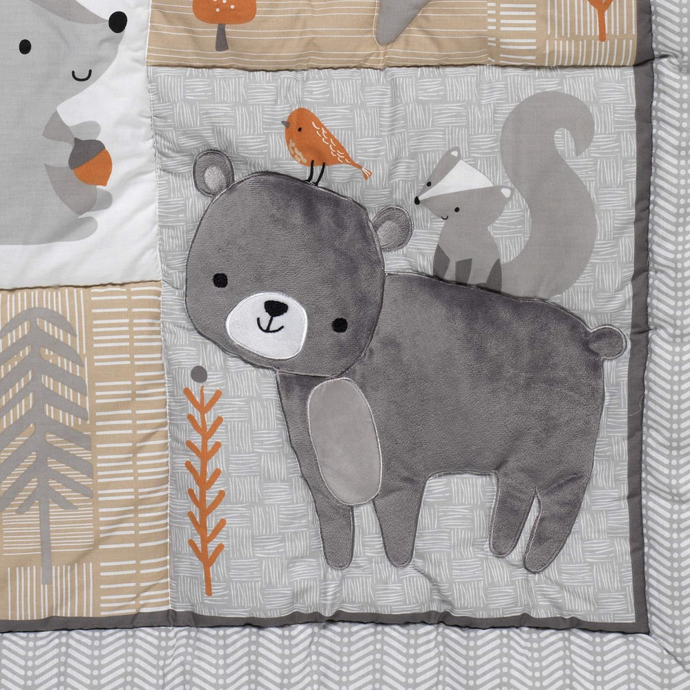 Acorn 3-Piece Crib Bedding Set