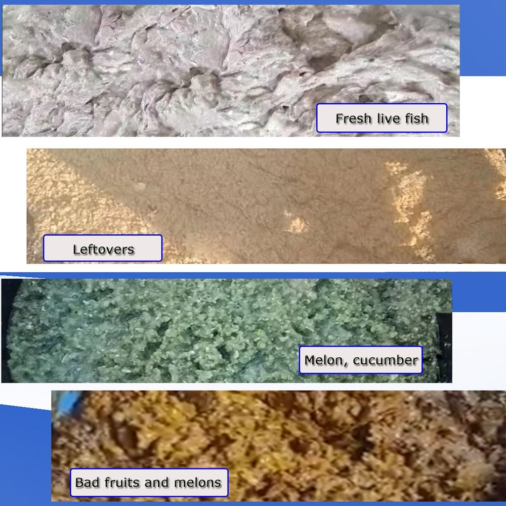 220V Electric Kitchen Waste Crusher Breaker Hammer Type Bone Crushing Machine