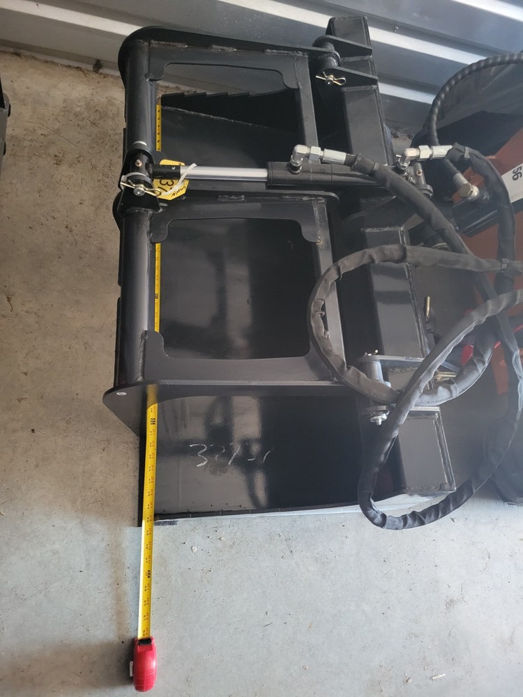 Mini Grapple Solid Bottom Attachment 44" Fits Mini Skid Steer Toro Dingo+More