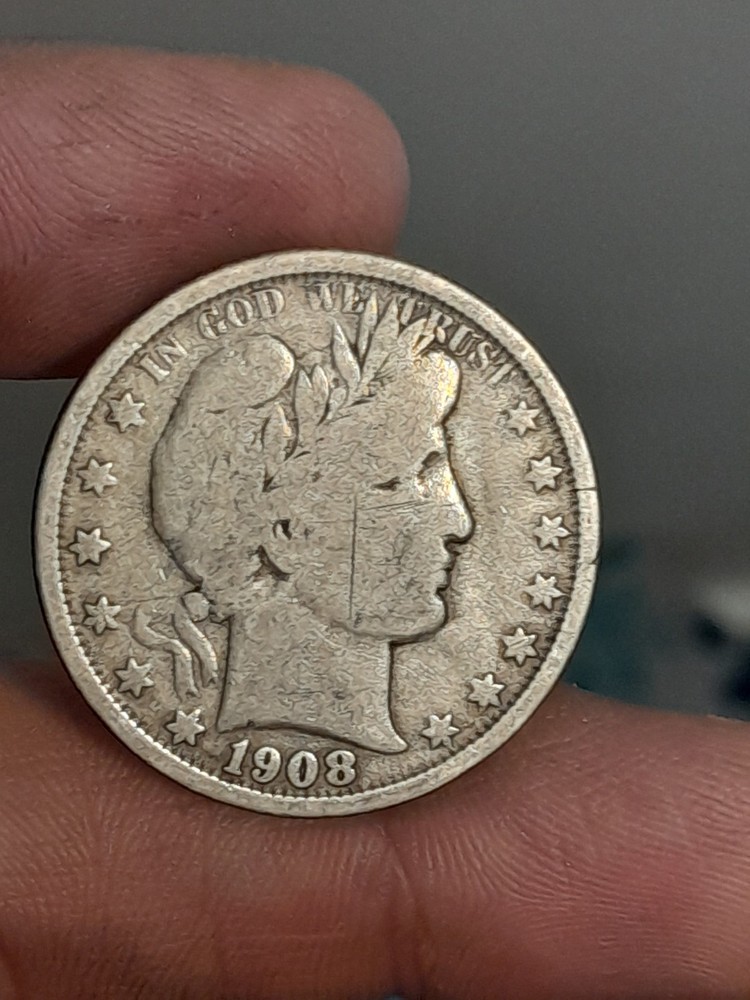 1908- O Barber Half Dollar #2