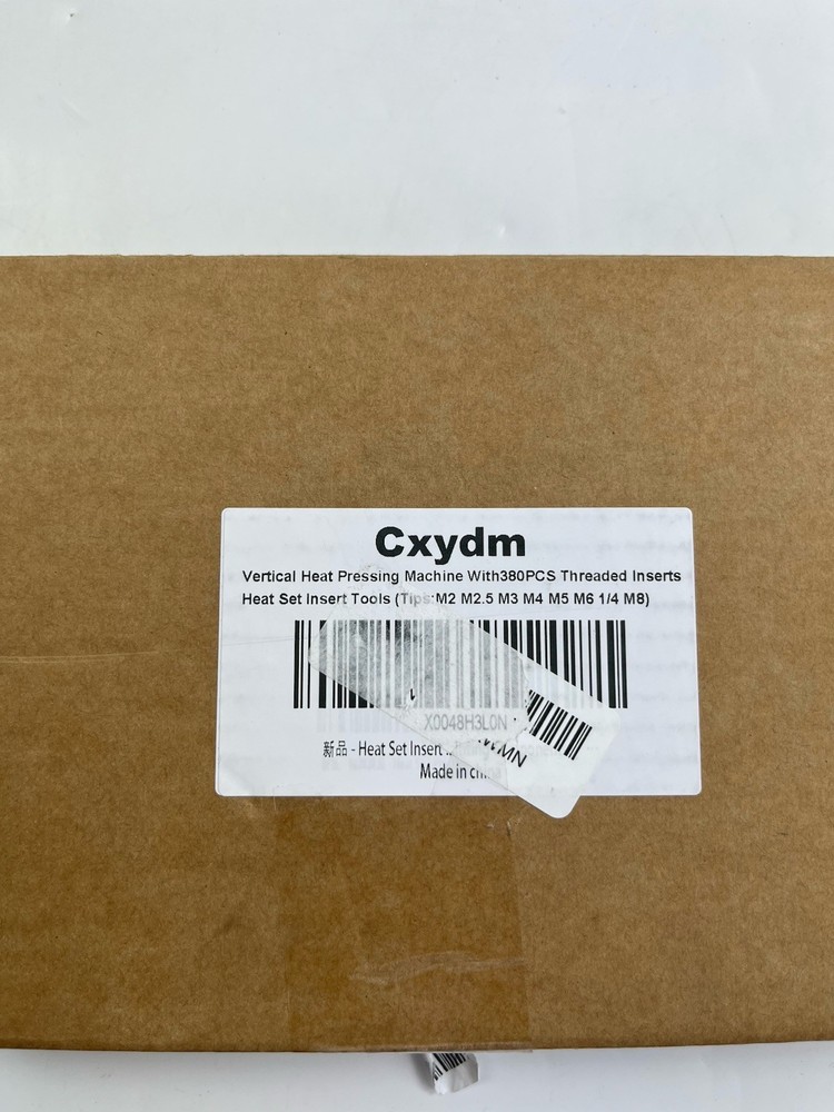 Cxydm Vertical Heat Pressing Machine With380PCS Threaded Inserts