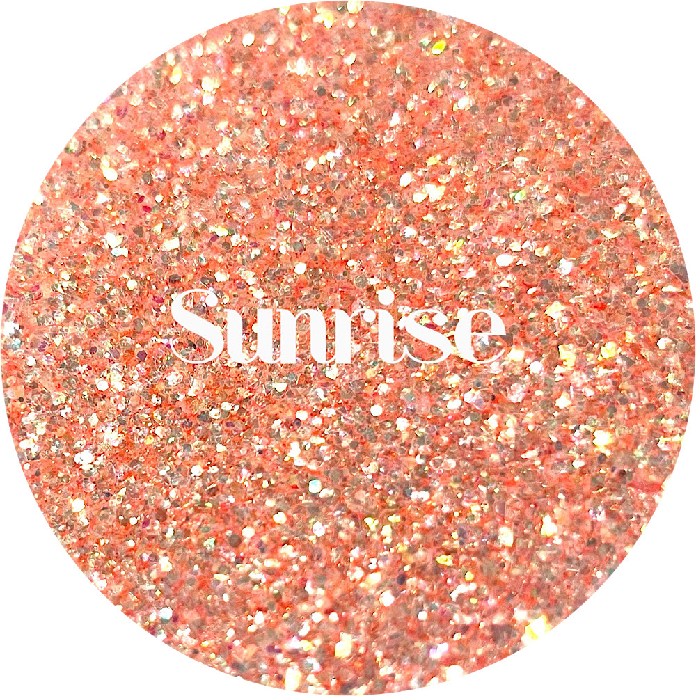 Premium Polyester Glitter - Orange Mix