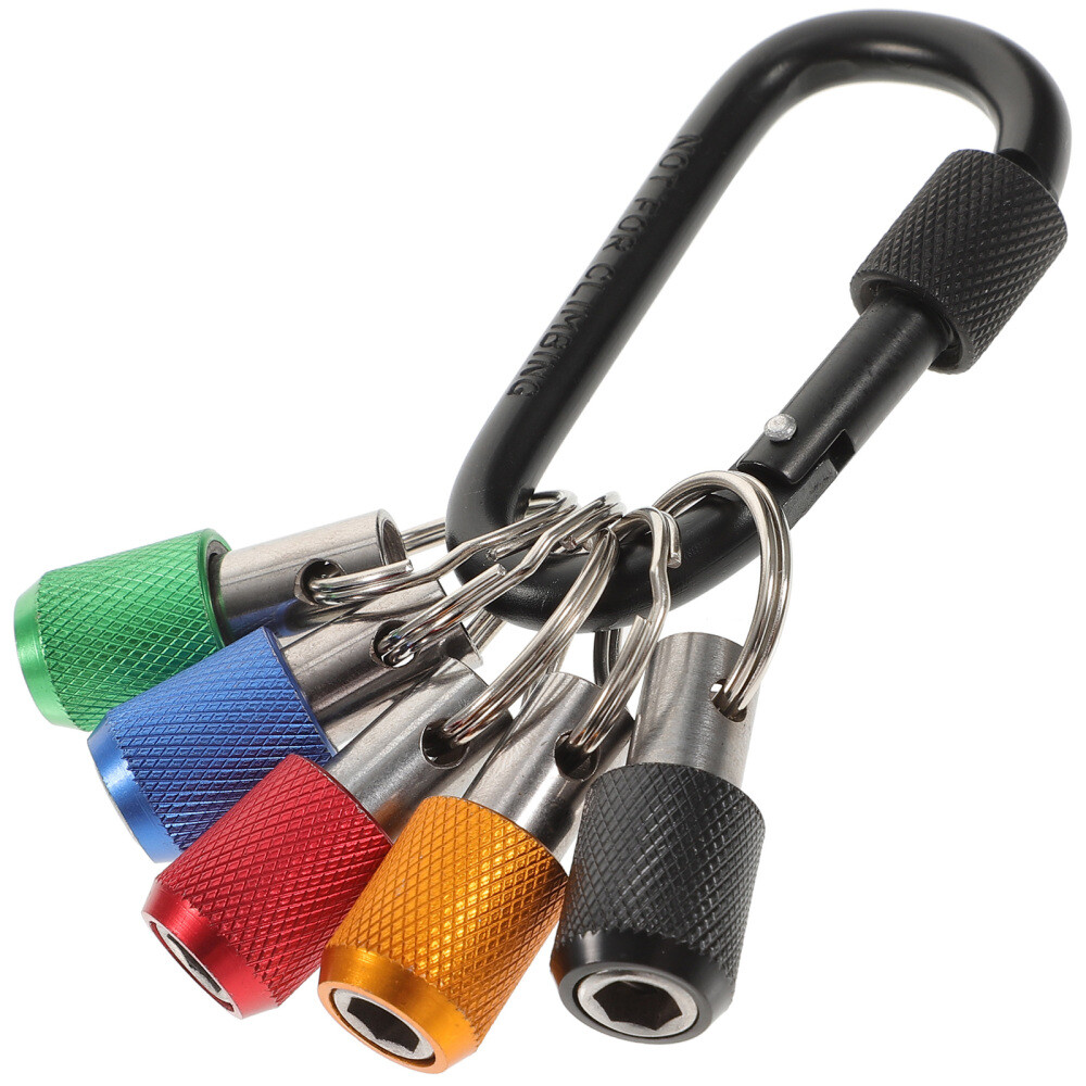 Drill Bit Keychain Holder Keychain Screwdriver Drill Bit Holder Bit Set Tool