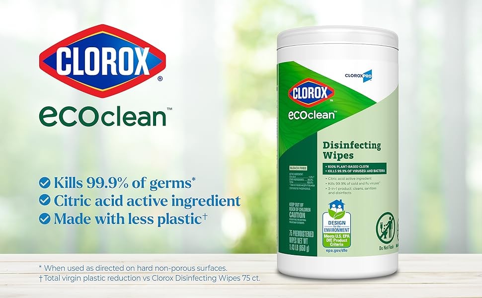 Pro EcoClean Wipes, Multipose Plant