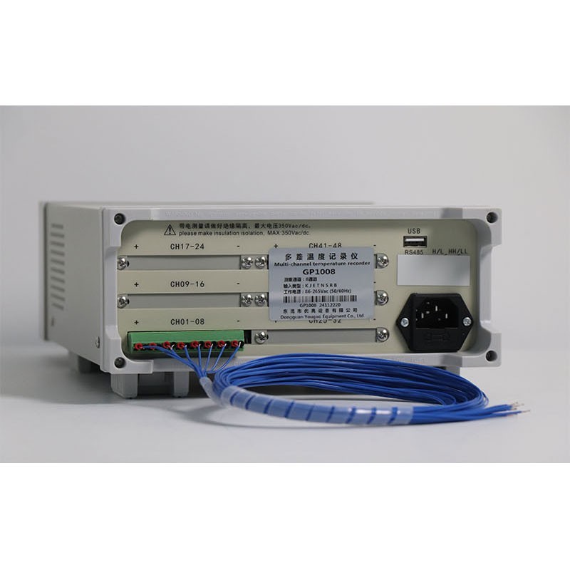 5" LCD Temperature Data Logger Multi-Channel USB Temperature Recorder GP1000