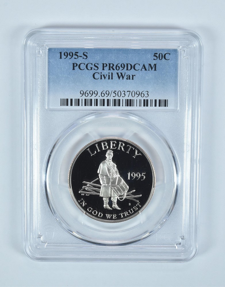 1995-S Civil War Commemorative Half Dollar PR69 DCAM PCGS