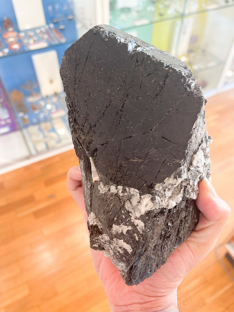 Black Tourmaline Large Cluster $320