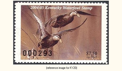 HALFPRICEDUCK Kentucky Duck Stamp 2004 $7.50