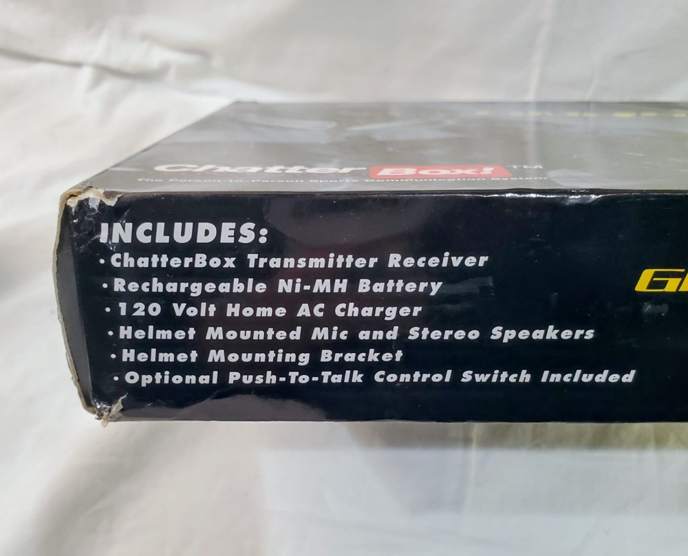 Chatterbox GMRS X1 Transmitter Communication Head, Full Face Kit- Missing Headse