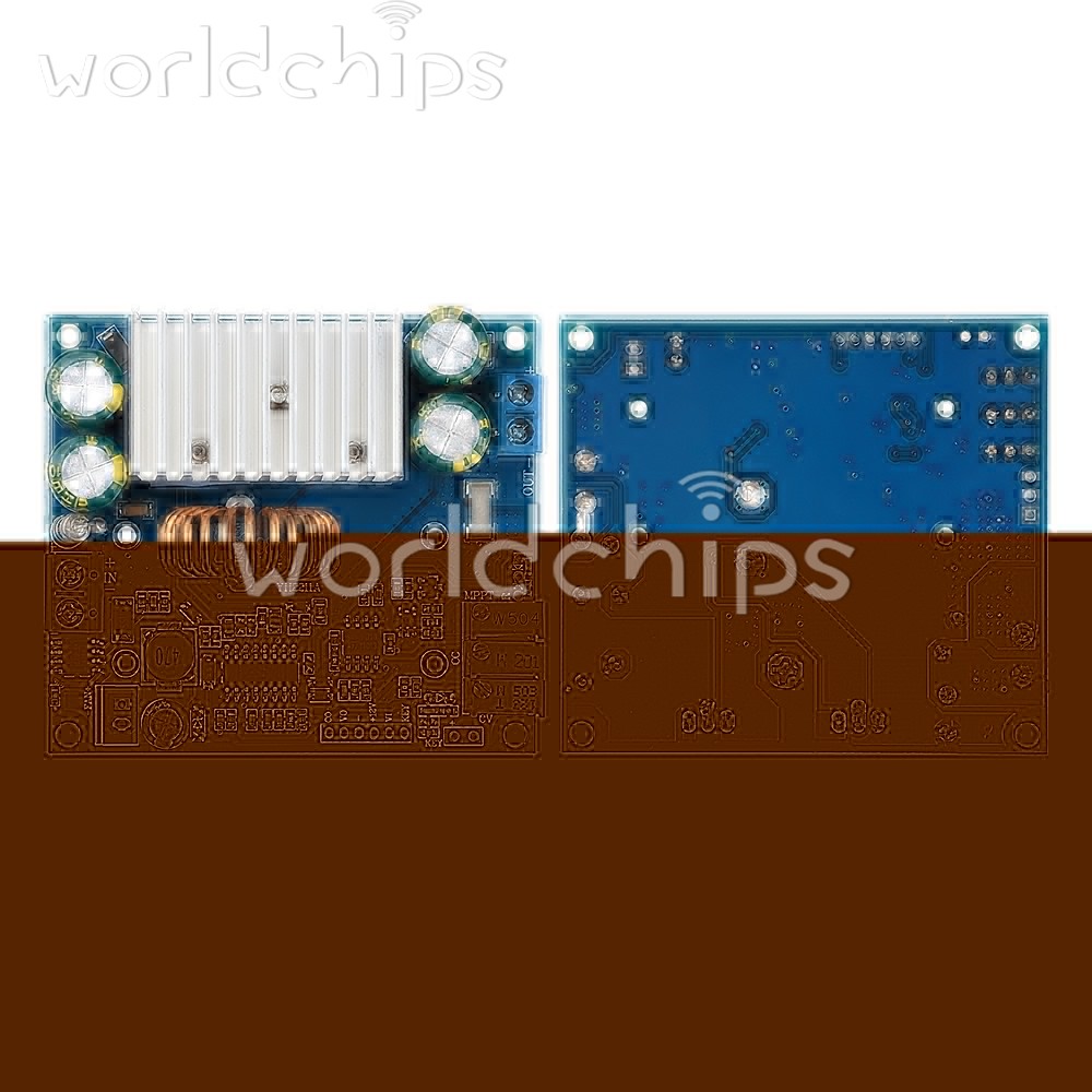 9-50V 15A Adjustable Step-down Module Solar MPPT Boost Charging Module Regulator