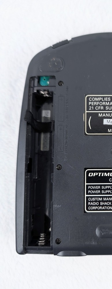 Optimus CD-3490 Portable Compact Disc Player Digital Signal Processing