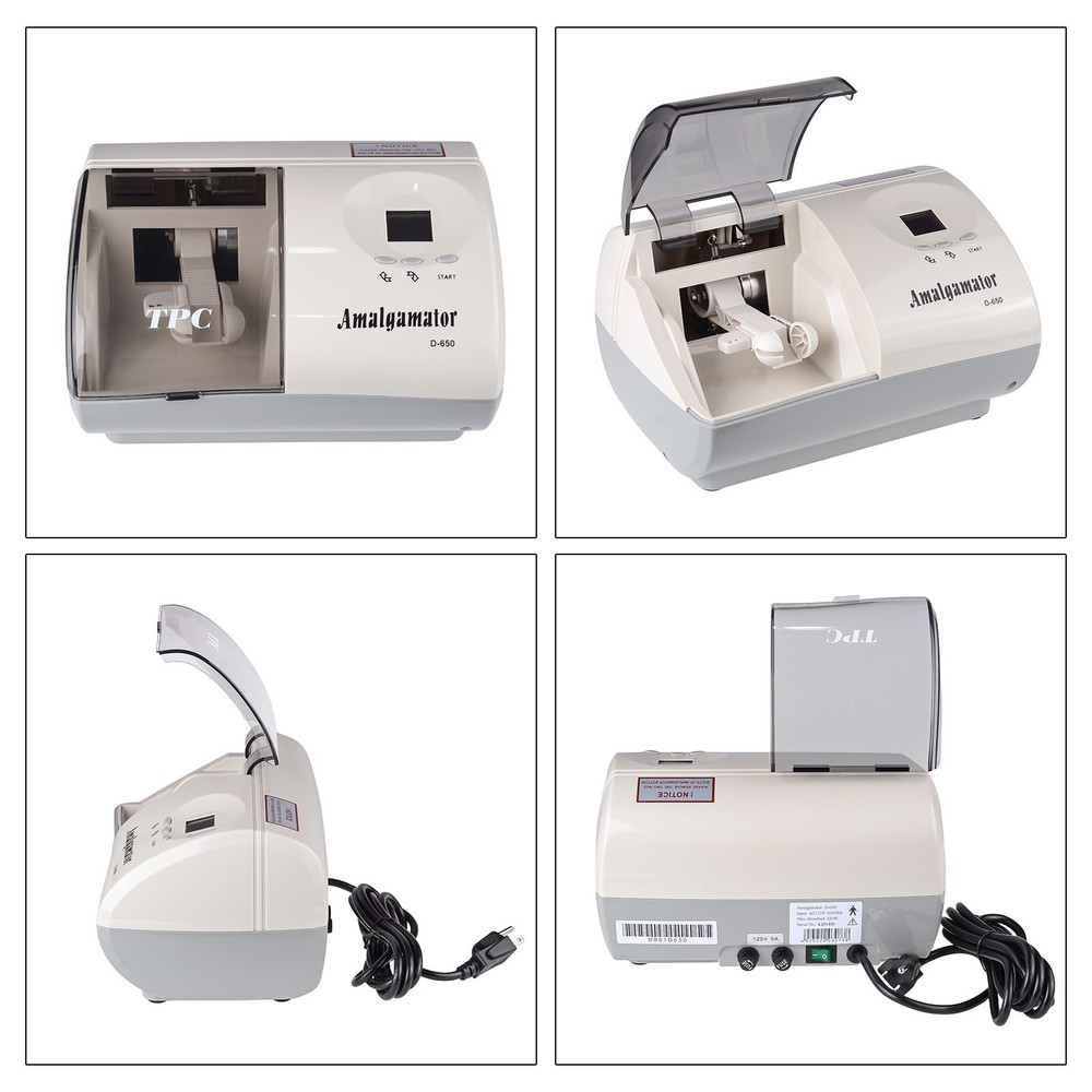 TPC D-650 Dental Amalgamator Amalgam Capsule Mixer with Digital Time Setting