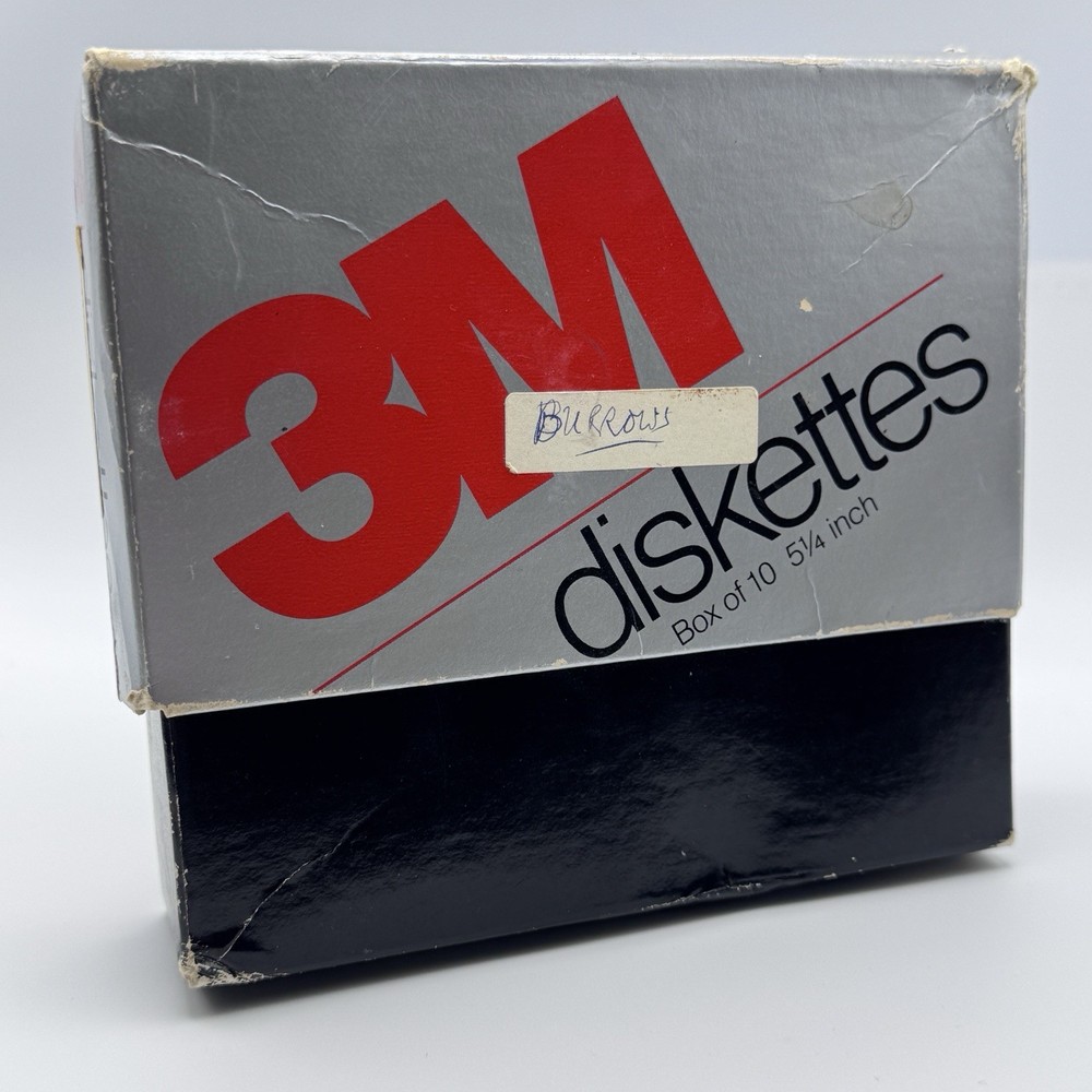 Dyson 204/2D 3M Diskettes 8 Floppy Disc 5.25 Untested AS IS