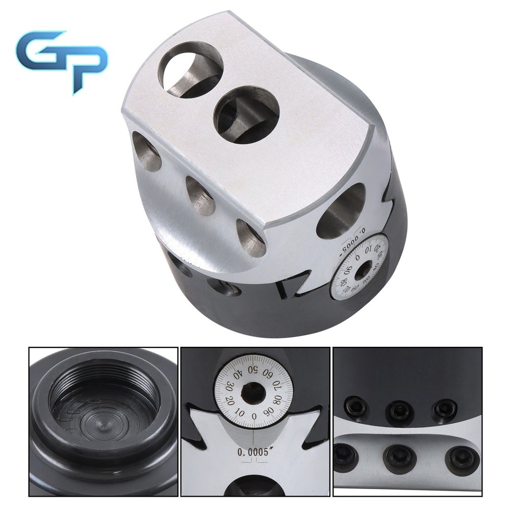 Heavy Duty 3" Precision Boring Head 0.001" Adjustable 1-1/2-18 Thread