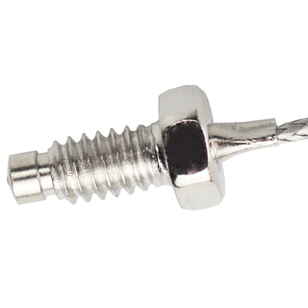 M6 M8 Threaded Temperature Sensor K-type E-type Thermocouple Probe 0.2m-5m Cable