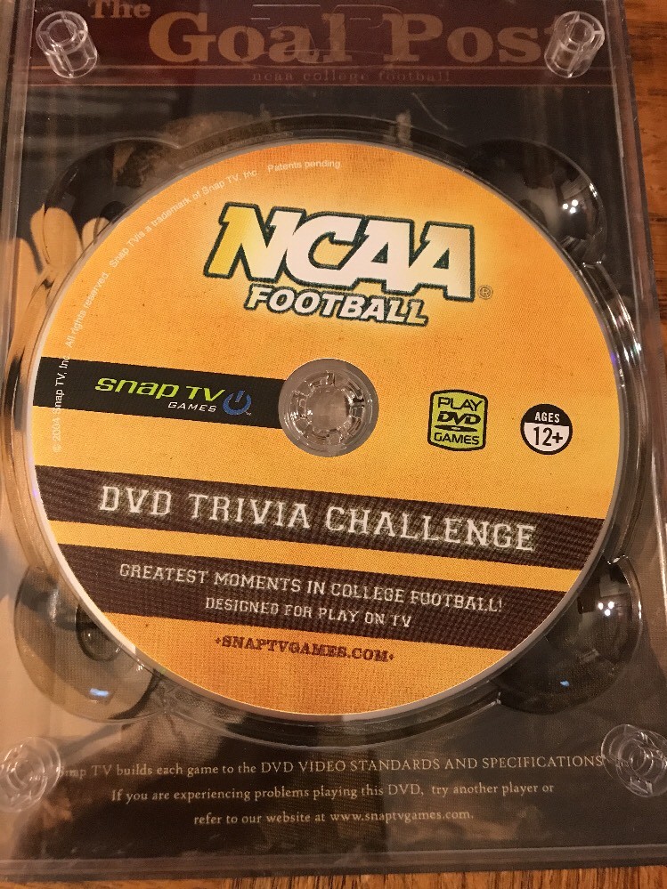 NCAA Football Dvd Trivia Challenge