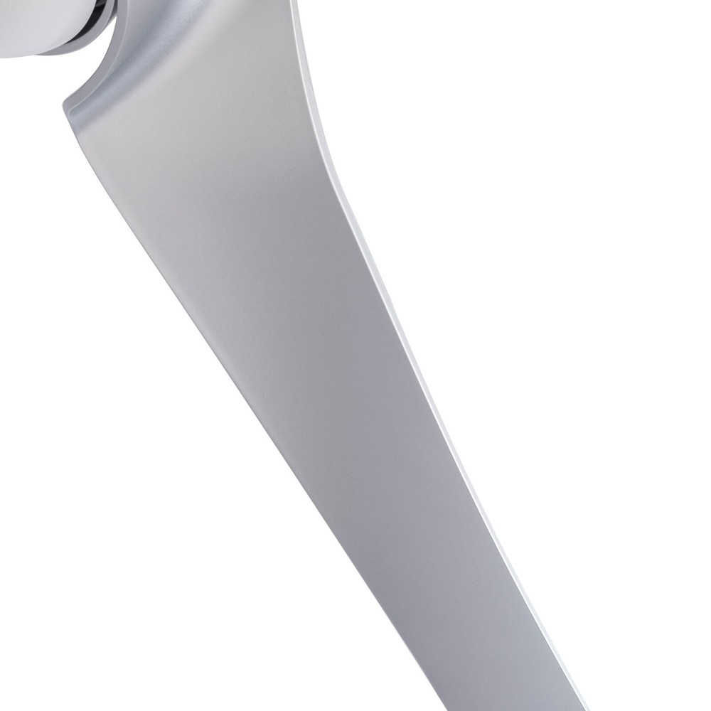 52 Inch Modern Ceiling Fan Light Silver Ceiling Fan Light With Remote Control