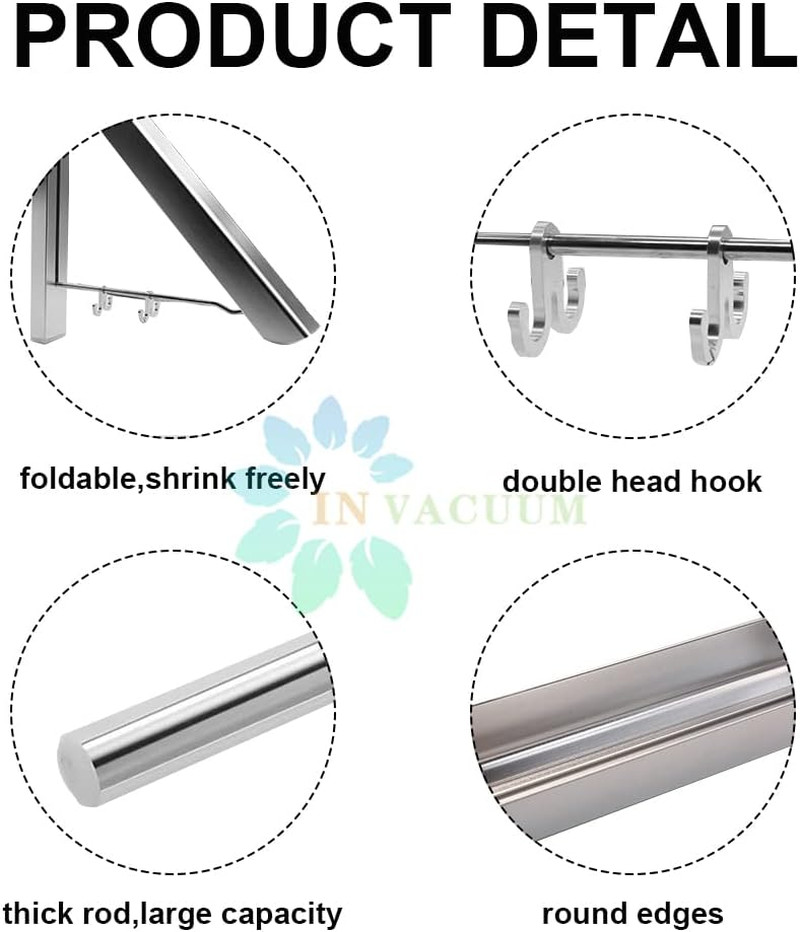 Drying Racks for Laundry Foldable, Retractable Folding Indoor, Aluminium, Home S