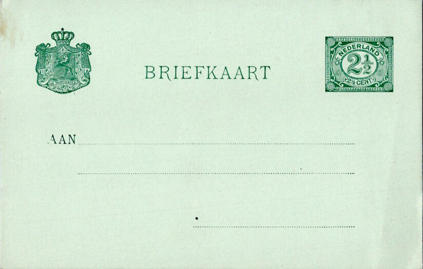 Netherlands Higgins & Gage 45 Unused.
