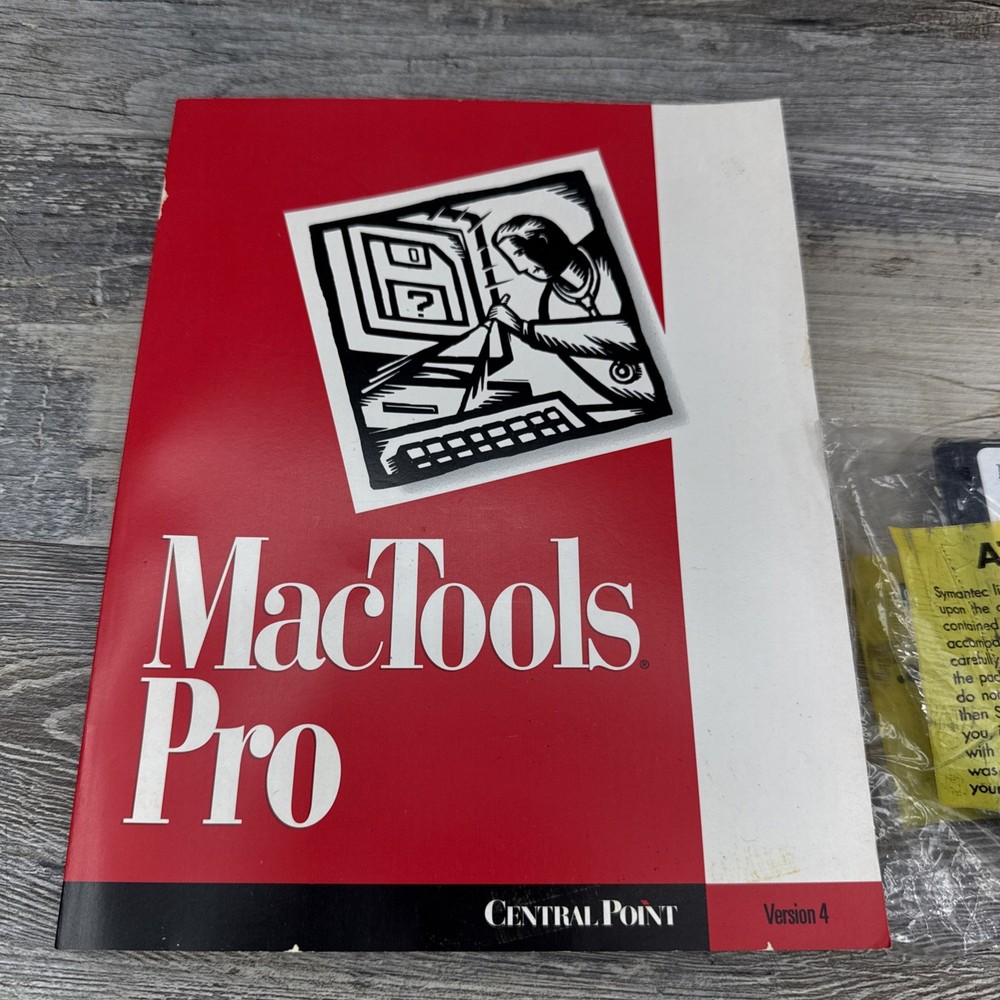 MacTools Pro Version 4 By Central Point Sealed Floppy Disks