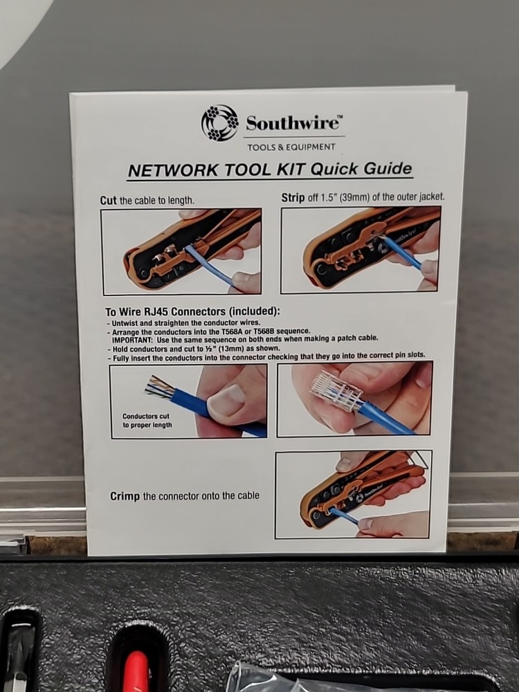 Southwire Network Tool Kit for Terminating Data Cable KIT-TP1