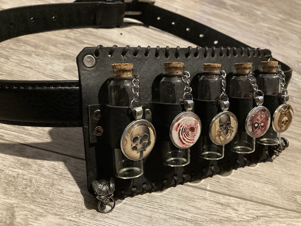 Necromancer Potion Bottle Belt