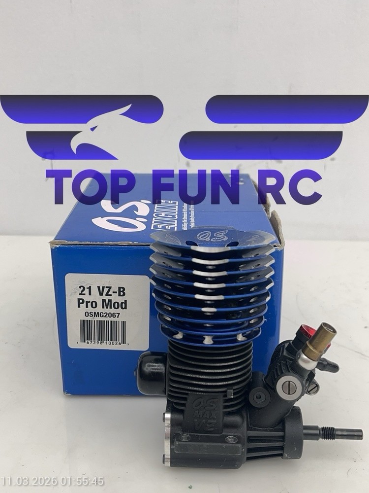 O.S. MAX 21VZ-B Pro Mod V-Spec Engine 1/8 Scale