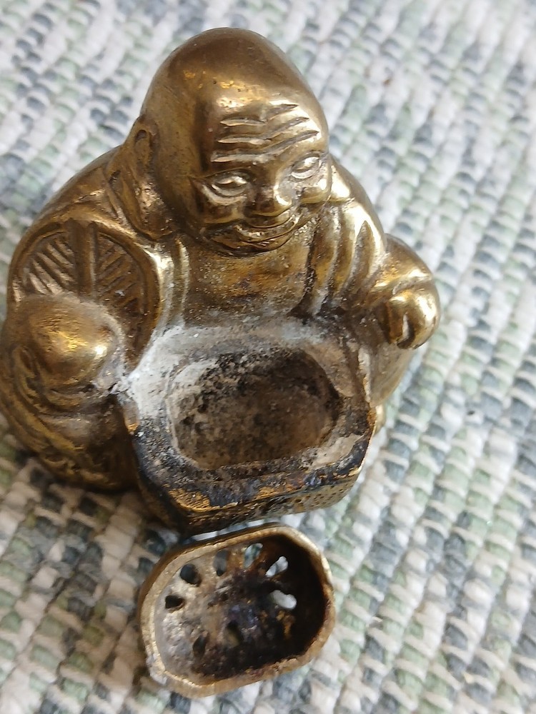 Brass Buddha Incense Burner