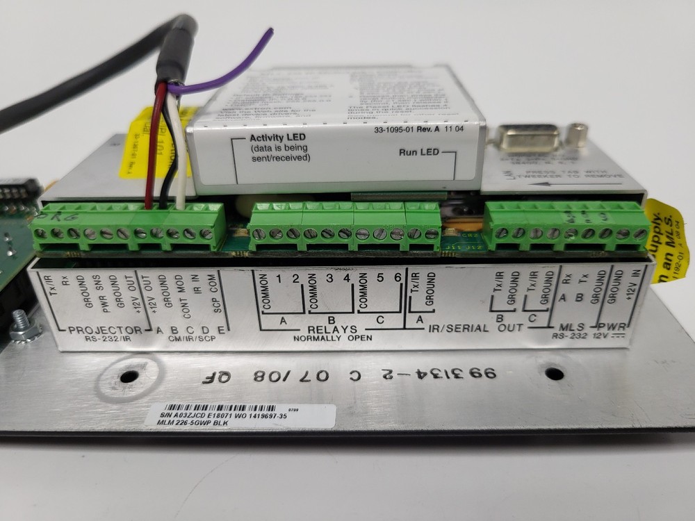 Extron MLC 226 IP MediaLink Controller Panel with DVD & VCR Controls